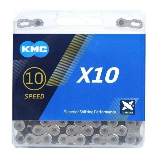 Corrente para Bicicleta KMC X-10 10V 116L - Foto 1