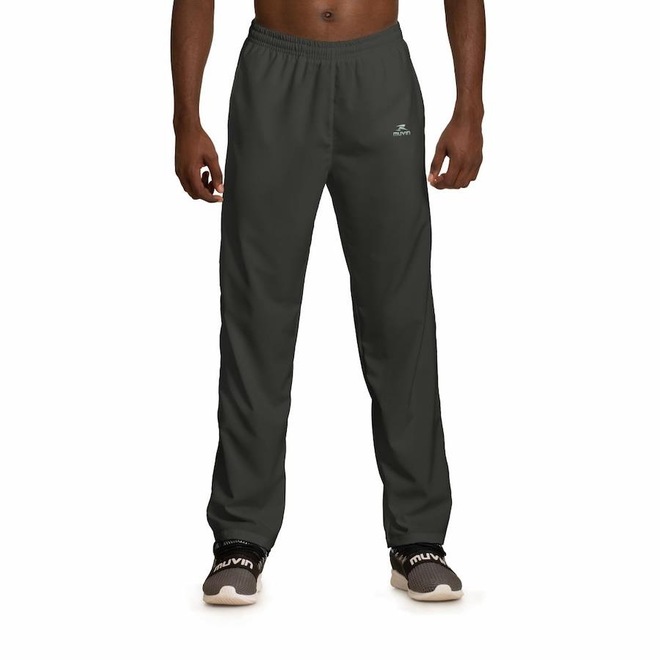 Calça Esportiva Muvin de Tactel CT-100 - Masculina - Foto 1