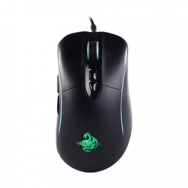 Mouse Gamer Hoopson Neon GT700 4000 DPI RGB com Fio - Foto 1