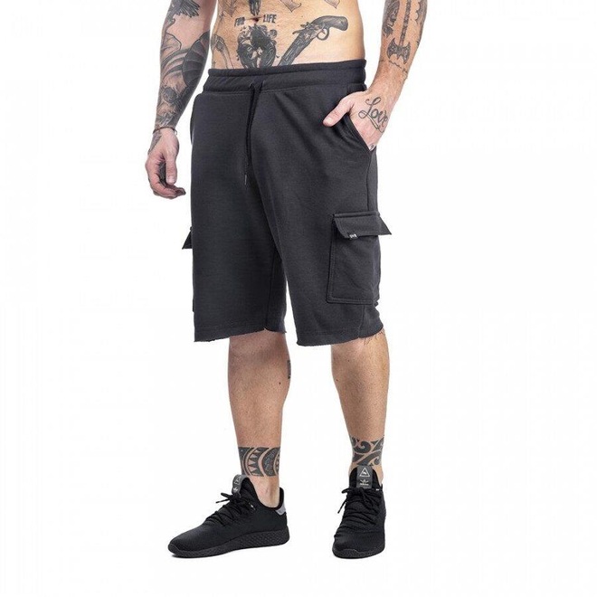 Bermuda de Moletom Overtraining Cargo - Masculina - Foto 1