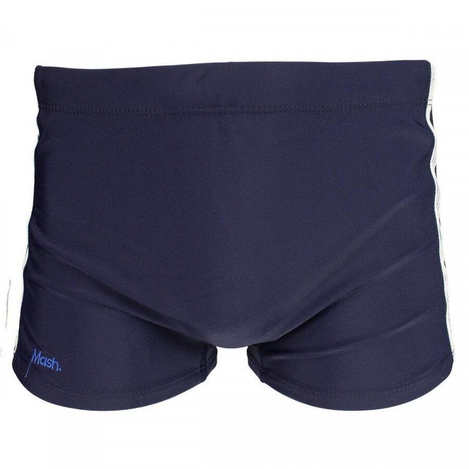 Sunga Box Mash Poliamida Lisa Regida - Adulto - Foto 1