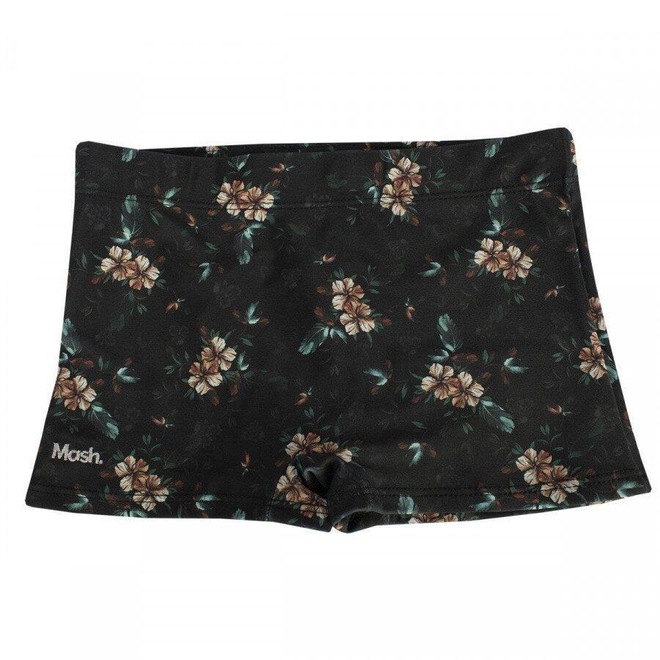 Sunga Box Mash Poliéster Estampada Floral - Infantil - Foto 1