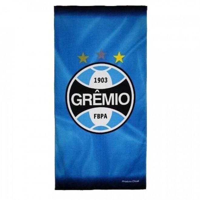 Toalha de Banho do Grêmio Buettner Bouton - 140X70cm - Foto 1
