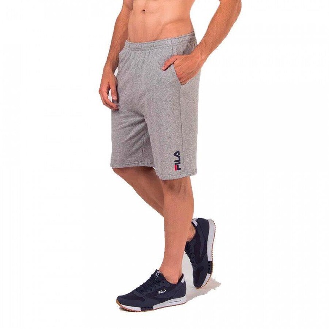 Bermuda Fila Practical Logo - Masculina - Foto 1