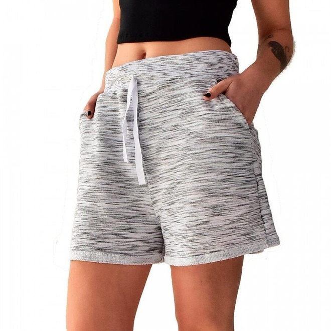 Bermuda Brohood Rustico Oversized - Feminina - Foto 1