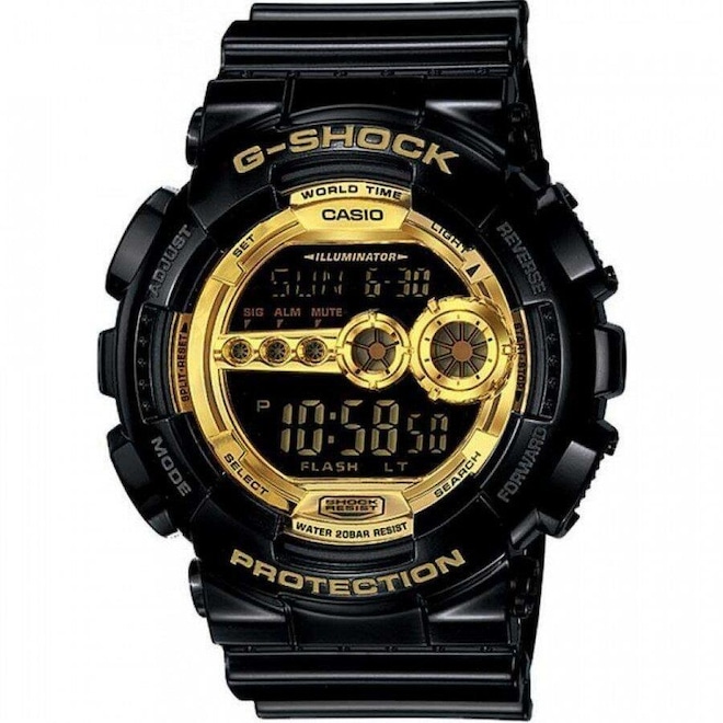 Relógio Digital Casio G-Shock GD-100GB-1DR - Unissex - Foto 1