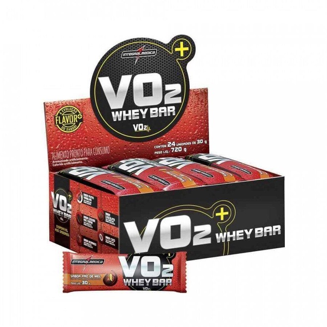 VO2 Whey Bar Integralmédica Coco - com 24 Barras - Foto 1