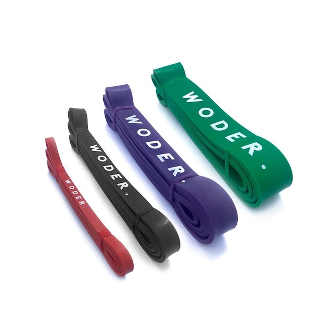 Kit Woder: Super Band Elasticos Power Band - 4 Intensidades - Foto 1