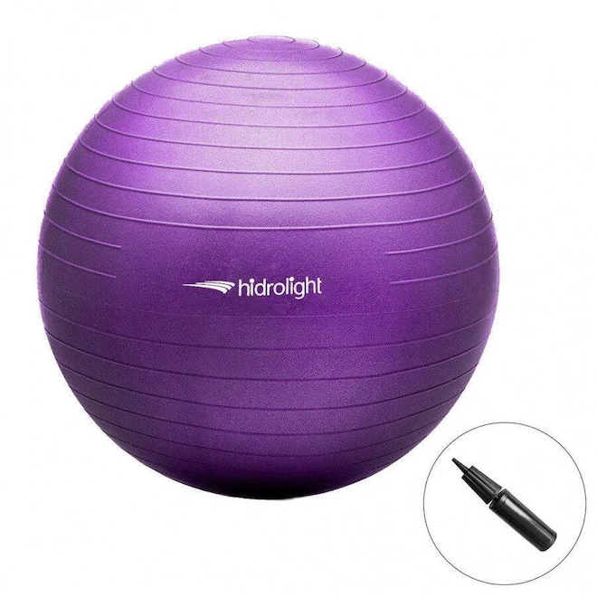 Bola de Exercicios Hidrolight com Inflador - 65cm - Foto 1