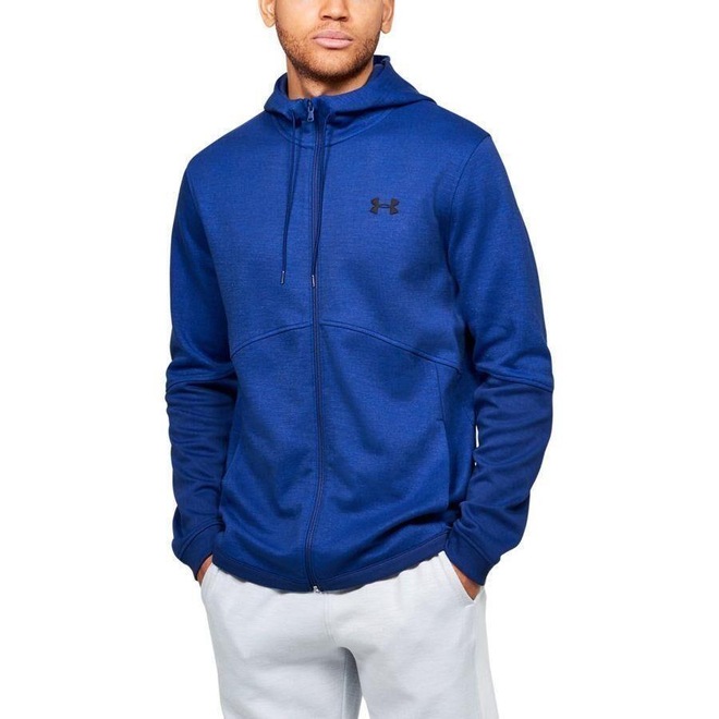 Blusão de Moletom Under Armour Double Knit Full Zip Hoodie - Masculino - Foto 1