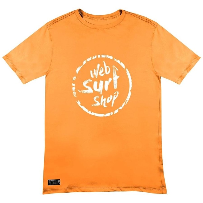 Camiseta Web Surf Shop Brasil Ink Web - Masculina - Foto 1