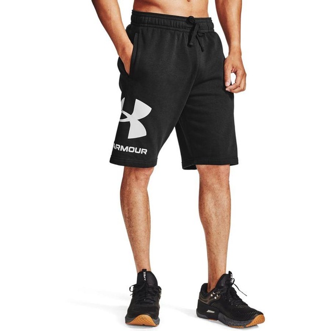 Bermuda Under Armour Rival FLC Big Logo - Masculina - Foto 1