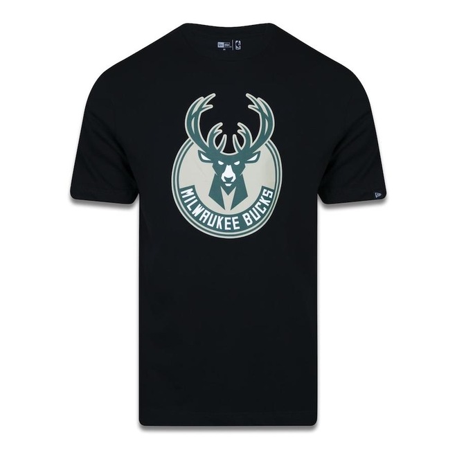Camiseta New Era Manga Curta Nba Milwaukee Bucks - Masculino - Foto 1