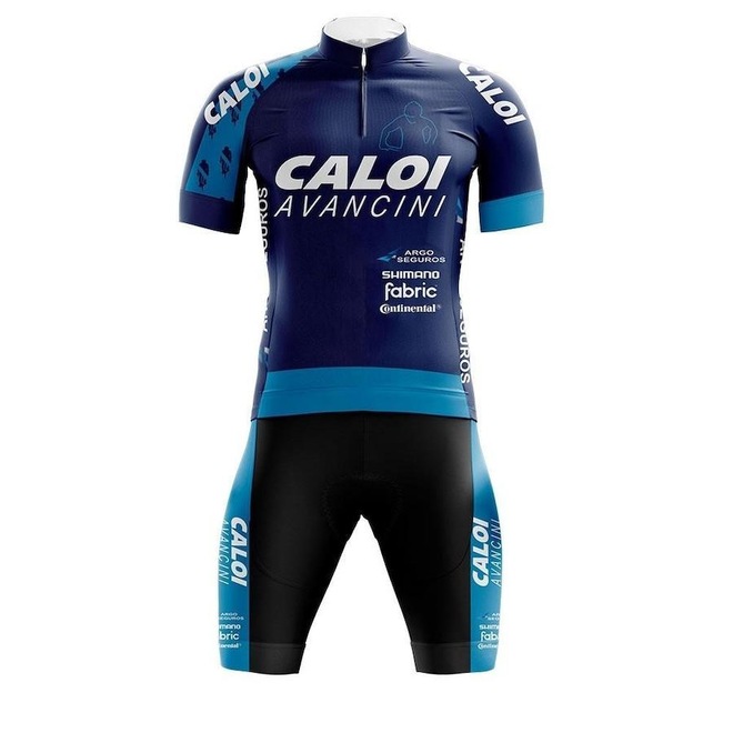 Conjunto de Ciclismo Befast Caloi Avancini com Bermuda e Camisa - Masculina - Foto 1