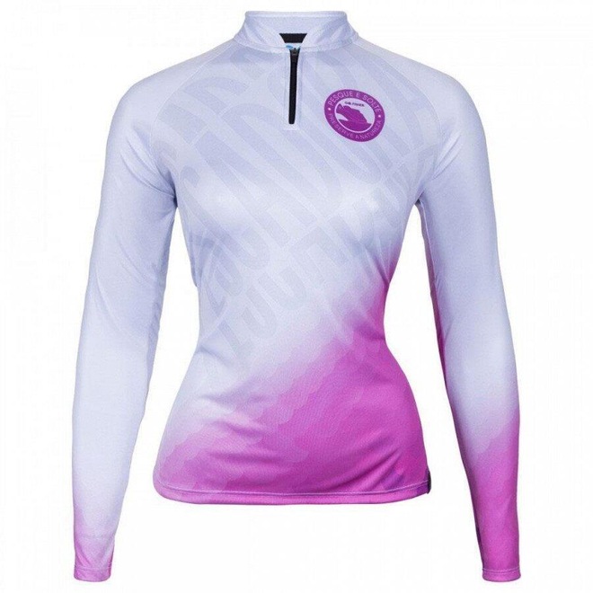 Camiseta de Pesca Manga Longa Go Fisher Tucunaré Açu GOG10 - Feminina - Foto 1