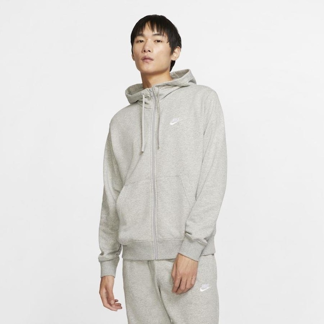Jaqueta Nike Club Hoodie com Capuz - Masculina - Foto 1