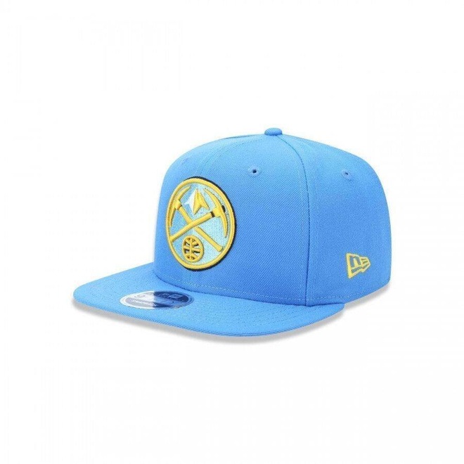 Boné Aba Reta New Era 9Fifty Original Fit NBA Denver Nuggets Team Color - Snapback - Adulto - Foto 1