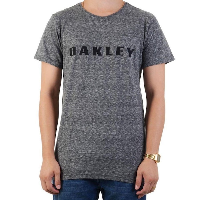 Camiseta Oakley O-Rec Bark - Masculina - Foto 1