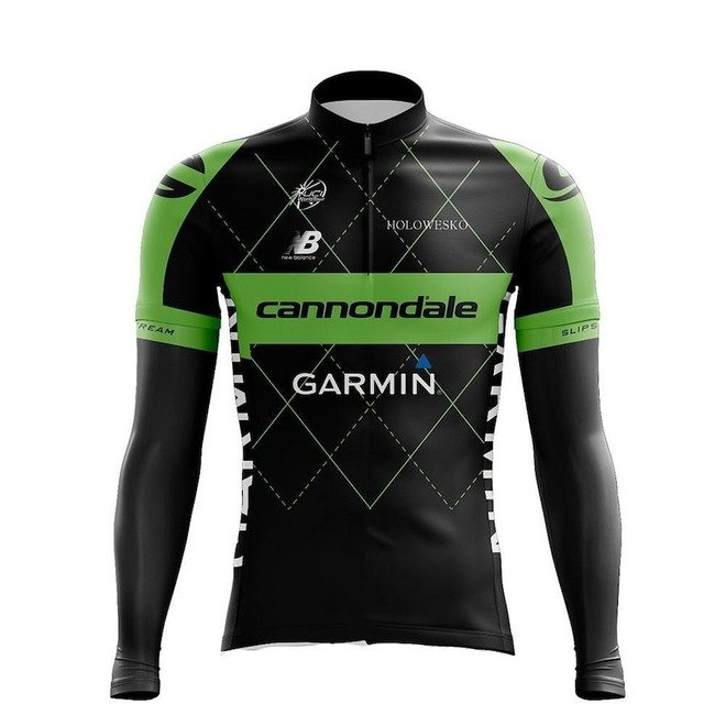 Camisa de Ciclismo Manga Longa Pro Tour Garmin Cannondale - Masculina - Foto 1