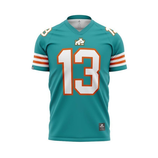 Camiseta Miami Dolphis Dry Retrô Rinno Force - Masculina - Foto 1