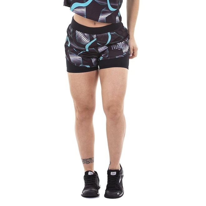 Shorts Everlast Tron - Feminino - Foto 1