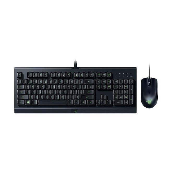 Kit Gamer Razer Teclado Cynosa Lite Mouse Abyssus Lite Chroma RGB US com fio - Foto 1