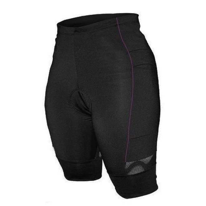 Bermuda de Ciclismo Poker Max Comfort com Bolso Gel - Feminina - Foto 1
