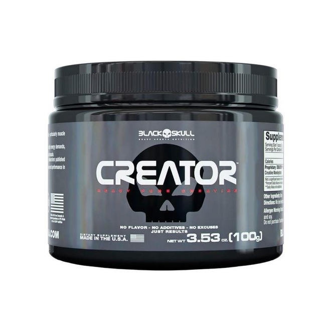 Creatina Creator Black Skull - 100g - Foto 1