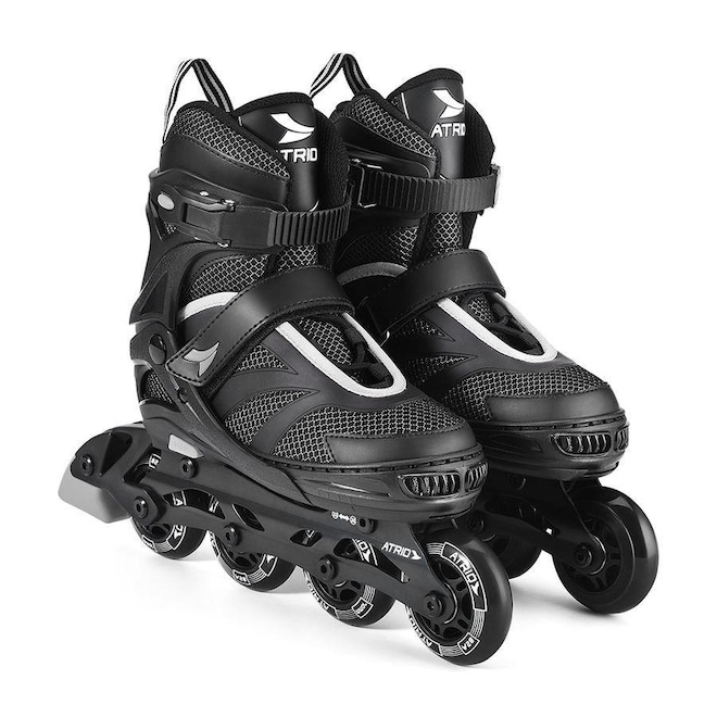 Patins Atrio Inline Regulável ES308 - 33 a 36 - Adulto - Foto 1
