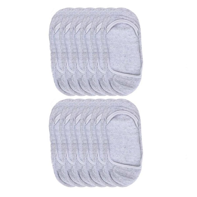 Kit De Meia Sapatilha Invisível Lupo Com 12 Pares - Adulto - Foto 1