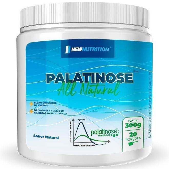 Palatinose All Natural NewNutrition - 300g - Foto 1