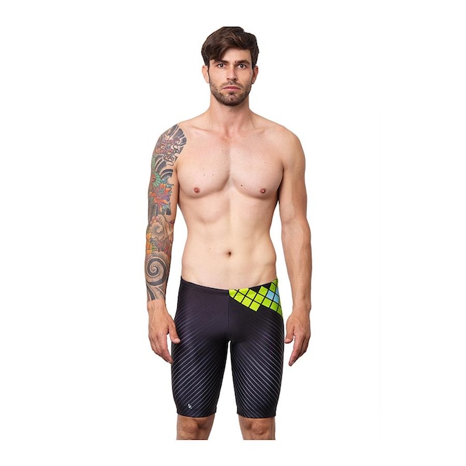 Bermuda de Natação Kauna Swim Power Square Masculina - Foto 1