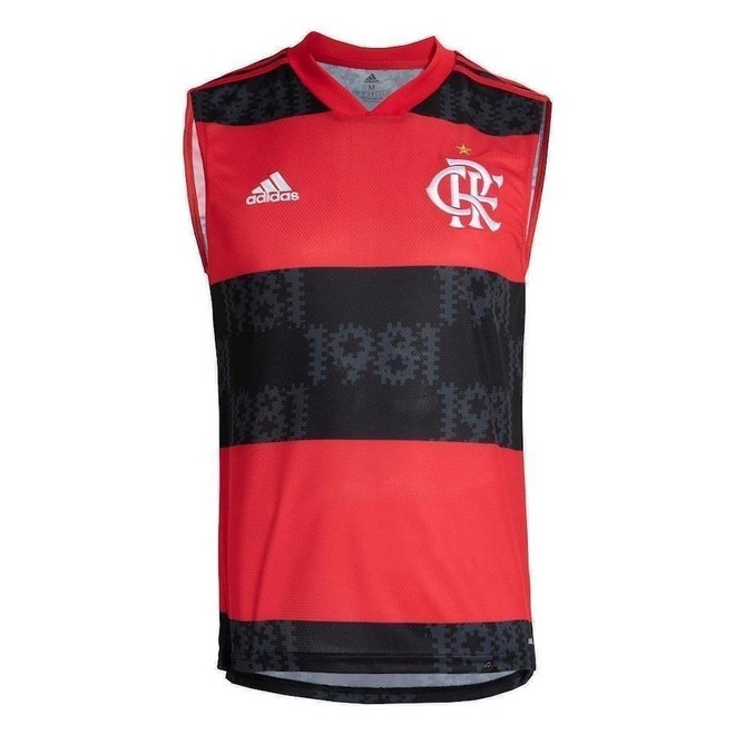 Regata adidas Flamengo I GG0993 - Masculina - Foto 1
