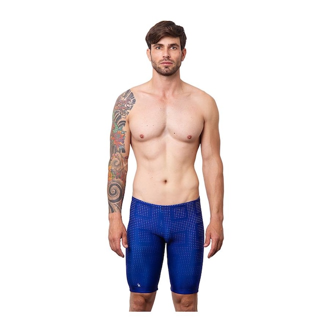 Bermuda de Natação Kauna Swim Blue Sky Masculina - Foto 1