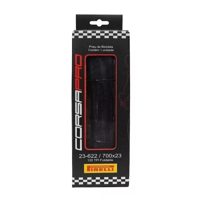 Pneu Pirelli Corsa Pro Kevlar 700x23 - Foto 1
