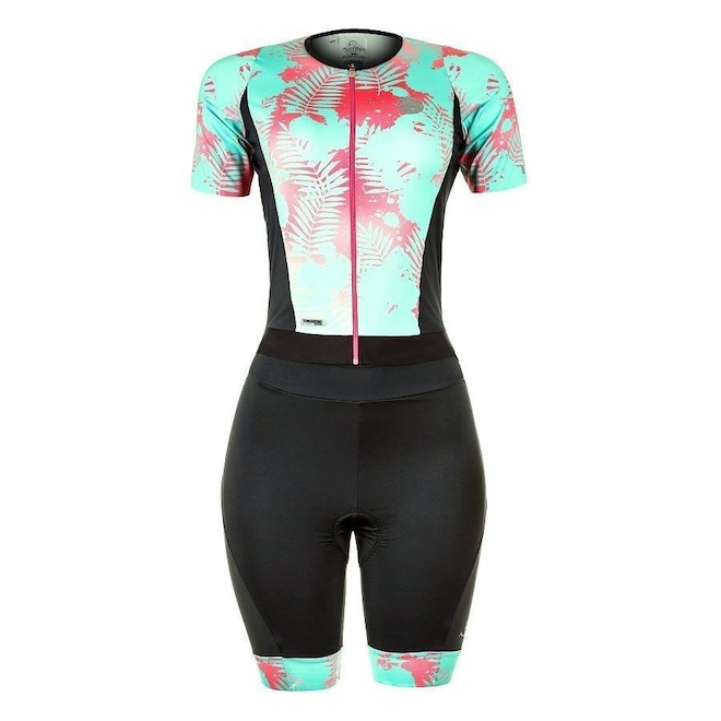 Macaquinho de Ciclismo Mauro Ribeiro Leaf - Feminino - Foto 1