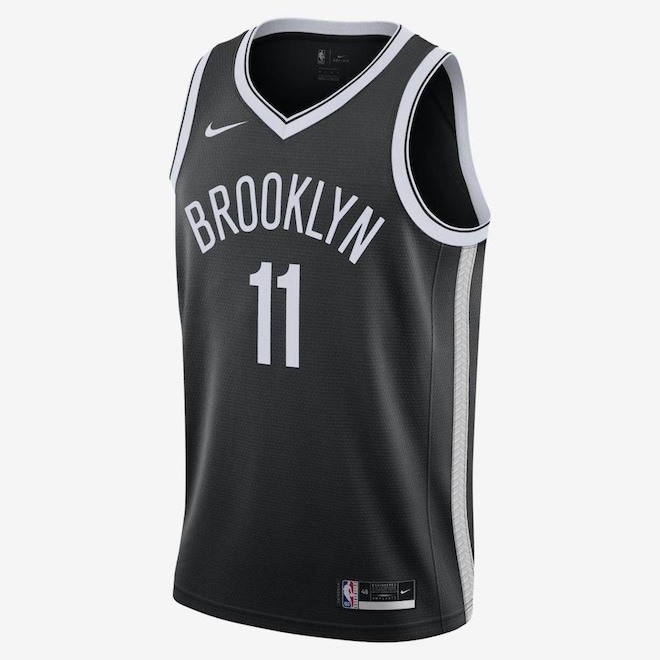 Camiseta Regata Brooklyn Nets Nike Kyrie Irving Icon Edition 2020 - Masculina - Foto 1