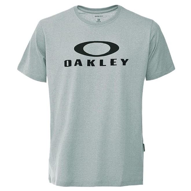 Camiseta Oakley Bark Tee Stone - Masculina - Foto 1