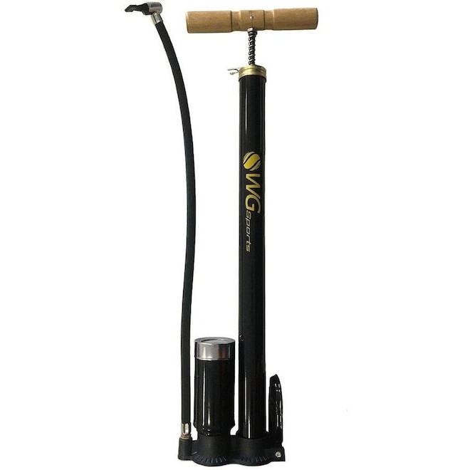 Bomba de Pé WG Sports com Manômetro 35 mm x 500 mm - Foto 1