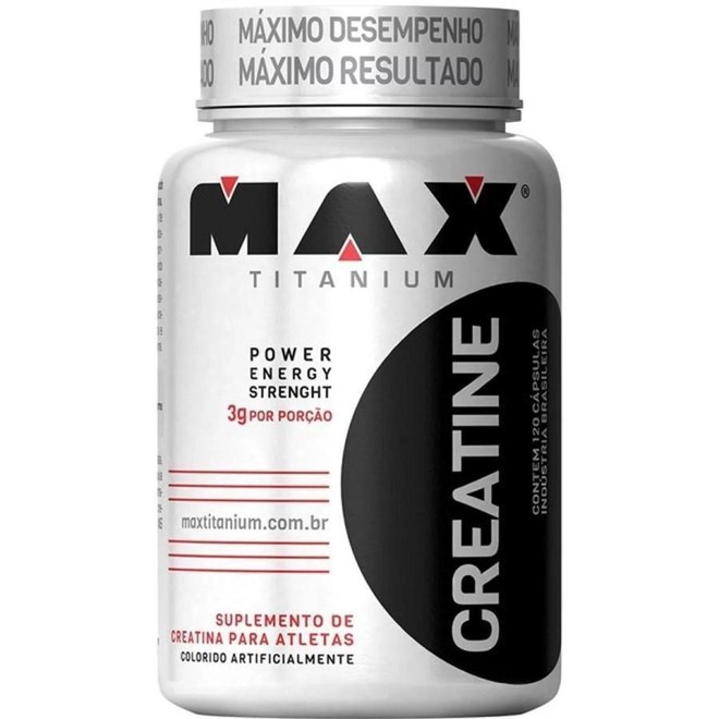 Creatina Max Titanium - 120 Caps - Foto 1