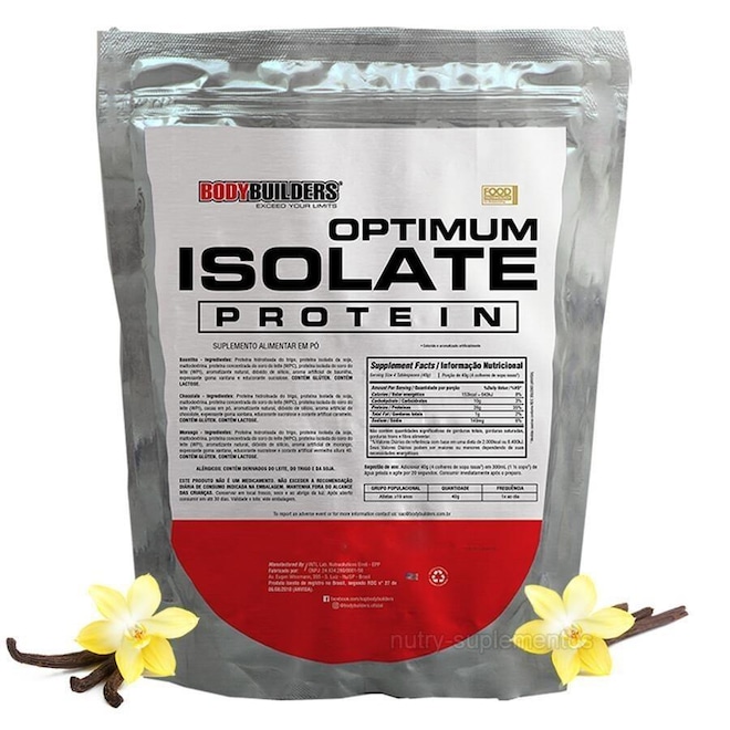 Whey Protein Isolate Bodybuilders - Baunilha - Refil 900g - Foto 1