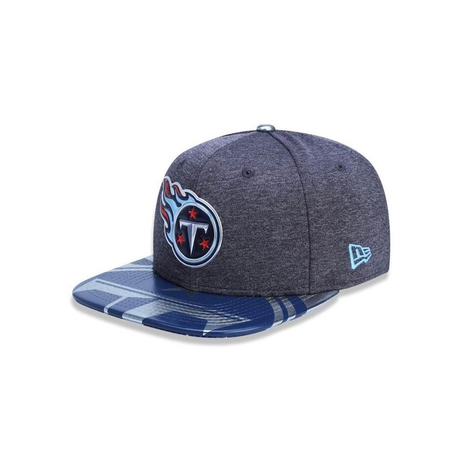 Boné Aba Reta New Era 9Fifty Original Fit Tennessee Titans Nfl - Snapback - Adulto - Foto 1