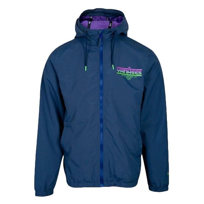 Jaqueta Corta Vento com Capuz New Era Space Gradient - Masculina - Foto 1