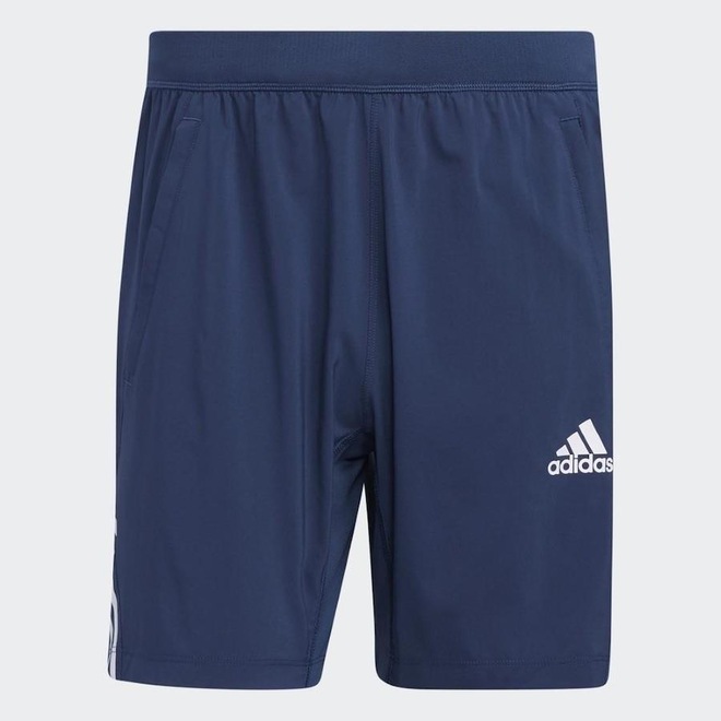 Bermuda adidas AEROREADY 3-Stripes 8-Inch - Masculina - Foto 1