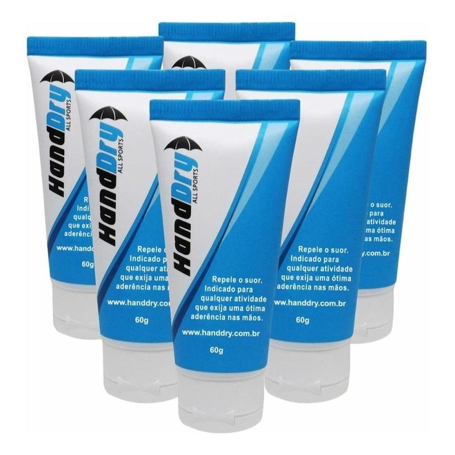 Hand Dry All Sports Grip Magnésio Líquido Gel Antitranspirante 60g - 4 Unidades - Foto 1