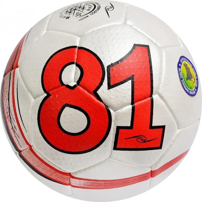 Bola De Futebol Society Dalponte 81 Star Microfibra Costurada À Mão - Foto 1