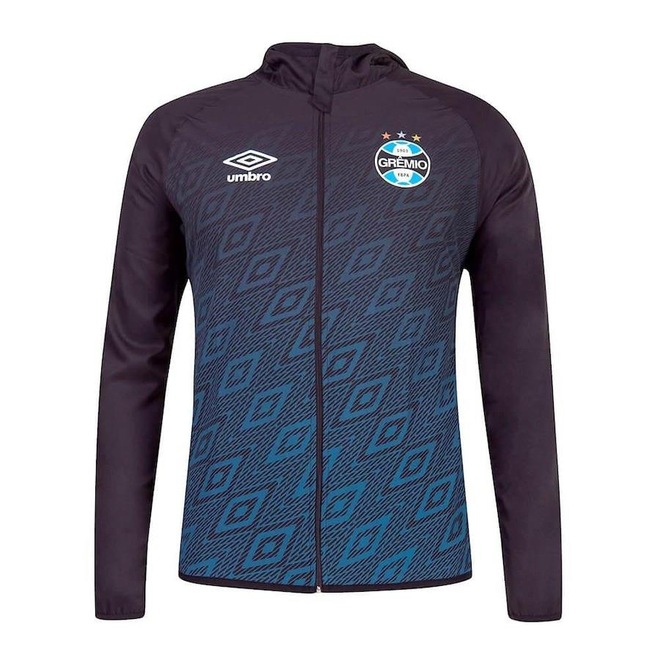 Jaqueta Corta Vento do Grêmio 20/21 Umbro - Masculina - Foto 1