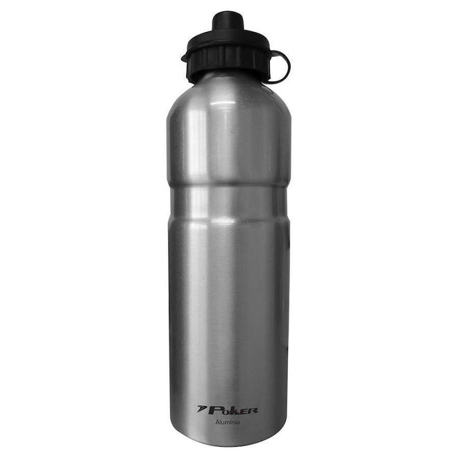 Squeeze Garrafa Poker Alumínio - 750 ml - Foto 1