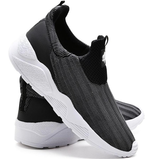 Tênis Ever Way Nylon Elástico Textura - Masculino - Foto 1