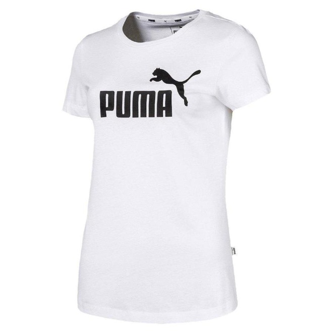 Camiseta Puma Ess Logo Tee - Feminina - Foto 1